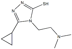 5-cyclopropyl-4-[2-(dimethylamino)ethyl]-4H-1,2,4-triazole-3-thiol Structure