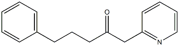 5-phenyl-1-(pyridin-2-yl)pentan-2-one 구조식 이미지
