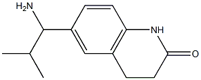 6-(1-amino-2-methylpropyl)-1,2,3,4-tetrahydroquinolin-2-one 구조식 이미지