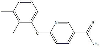 6-(2,3-dimethylphenoxy)pyridine-3-carbothioamide 구조식 이미지