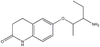 6-(2-amino-1-methylbutoxy)-3,4-dihydroquinolin-2(1H)-one 구조식 이미지