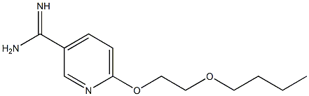 6-(2-butoxyethoxy)pyridine-3-carboximidamide Structure