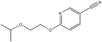 6-(2-isopropoxyethoxy)nicotinonitrile 구조식 이미지