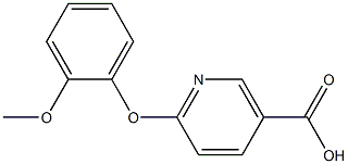 6-(2-methoxyphenoxy)nicotinic acid Structure