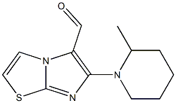 6-(2-methylpiperidin-1-yl)imidazo[2,1-b][1,3]thiazole-5-carbaldehyde Structure