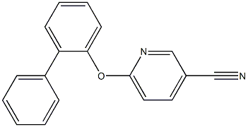 6-(2-phenylphenoxy)pyridine-3-carbonitrile 구조식 이미지
