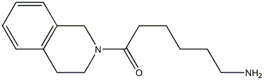 6-(3,4-dihydroisoquinolin-2(1H)-yl)-6-oxohexan-1-amine 구조식 이미지