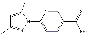 6-(3,5-dimethyl-1H-pyrazol-1-yl)pyridine-3-carbothioamide 구조식 이미지