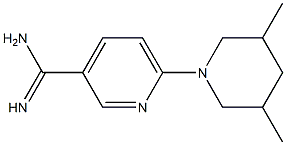 6-(3,5-dimethylpiperidin-1-yl)pyridine-3-carboximidamide Structure