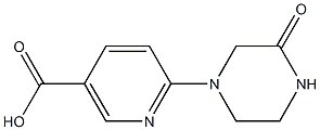 6-(3-oxopiperazin-1-yl)nicotinic acid Structure