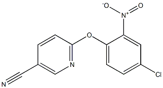 6-(4-chloro-2-nitrophenoxy)nicotinonitrile Structure