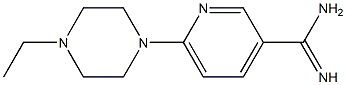 6-(4-ethylpiperazin-1-yl)pyridine-3-carboximidamide 구조식 이미지