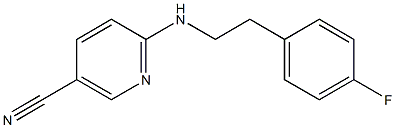 6-{[2-(4-fluorophenyl)ethyl]amino}nicotinonitrile Structure