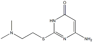 6-amino-2-{[2-(dimethylamino)ethyl]sulfanyl}-3,4-dihydropyrimidin-4-one 구조식 이미지