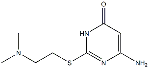 6-amino-2-{[2-(dimethylamino)ethyl]sulfanyl}-3,4-dihydropyrimidin-4-one Structure