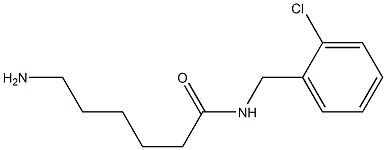 6-amino-N-(2-chlorobenzyl)hexanamide 구조식 이미지