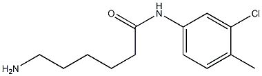 6-amino-N-(3-chloro-4-methylphenyl)hexanamide Structure