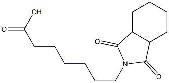 7-(1,3-dioxooctahydro-2H-isoindol-2-yl)heptanoic acid 구조식 이미지