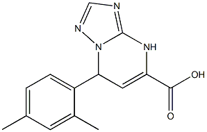 7-(2,4-dimethylphenyl)-4,7-dihydro[1,2,4]triazolo[1,5-a]pyrimidine-5-carboxylic acid Structure