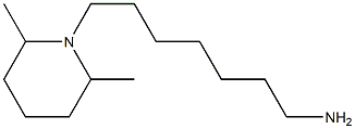 7-(2,6-dimethylpiperidin-1-yl)heptan-1-amine Structure