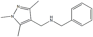 benzyl[(1,3,5-trimethyl-1H-pyrazol-4-yl)methyl]amine Structure