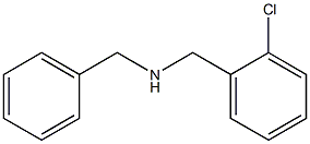 benzyl[(2-chlorophenyl)methyl]amine Structure