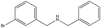benzyl[(3-bromophenyl)methyl]amine 구조식 이미지