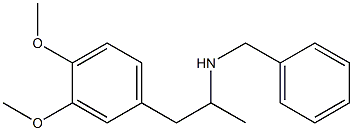benzyl[1-(3,4-dimethoxyphenyl)propan-2-yl]amine Structure