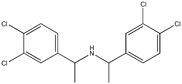 bis[1-(3,4-dichlorophenyl)ethyl]amine 구조식 이미지