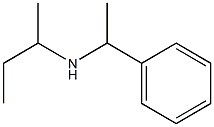 butan-2-yl(1-phenylethyl)amine Structure