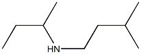 butan-2-yl(3-methylbutyl)amine Structure