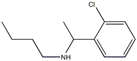 butyl[1-(2-chlorophenyl)ethyl]amine Structure