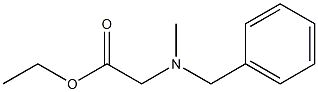 ethyl 2-[benzyl(methyl)amino]acetate 구조식 이미지