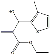 ethyl 2-[hydroxy(3-methylthiophen-2-yl)methyl]prop-2-enoate Structure