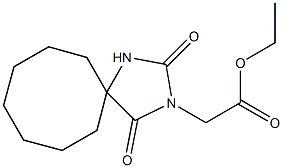 ethyl 2-{2,4-dioxo-1,3-diazaspiro[4.7]dodecan-3-yl}acetate 구조식 이미지