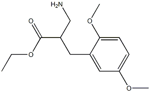 ethyl 3-amino-2-[(2,5-dimethoxyphenyl)methyl]propanoate 구조식 이미지