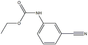 ethyl 3-cyanophenylcarbamate 구조식 이미지