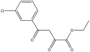 ethyl 4-(3-chlorophenyl)-2,4-dioxobutanoate Structure