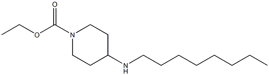 ethyl 4-(octylamino)piperidine-1-carboxylate Structure