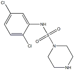 N-(2,5-dichlorophenyl)piperazine-1-sulfonamide 구조식 이미지