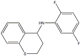 N-(2,5-difluorophenyl)-3,4-dihydro-2H-1-benzothiopyran-4-amine 구조식 이미지