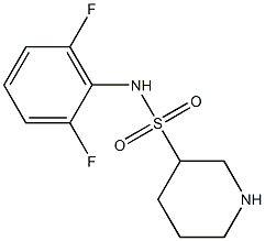 N-(2,6-difluorophenyl)piperidine-3-sulfonamide Structure