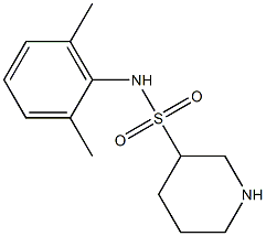 N-(2,6-dimethylphenyl)piperidine-3-sulfonamide 구조식 이미지