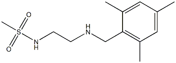 N-(2-{[(2,4,6-trimethylphenyl)methyl]amino}ethyl)methanesulfonamide Structure