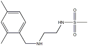 N-(2-{[(2,4-dimethylphenyl)methyl]amino}ethyl)methanesulfonamide Structure