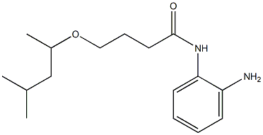 N-(2-aminophenyl)-4-[(4-methylpentan-2-yl)oxy]butanamide Structure