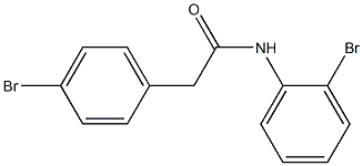 N-(2-bromophenyl)-2-(4-bromophenyl)acetamide Structure