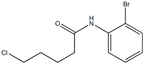 N-(2-bromophenyl)-5-chloropentanamide 구조식 이미지