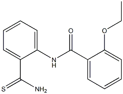 N-(2-carbamothioylphenyl)-2-ethoxybenzamide Structure