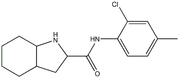 N-(2-chloro-4-methylphenyl)-octahydro-1H-indole-2-carboxamide 구조식 이미지